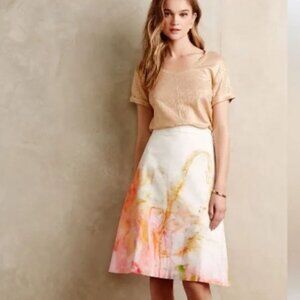 NWT Anthropologie Claire Desjardins Painter's Palette Skirt! Sz 10! $128